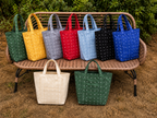 Lion & Willow Canvas Polka Dot Tote Bag – Summer Collection