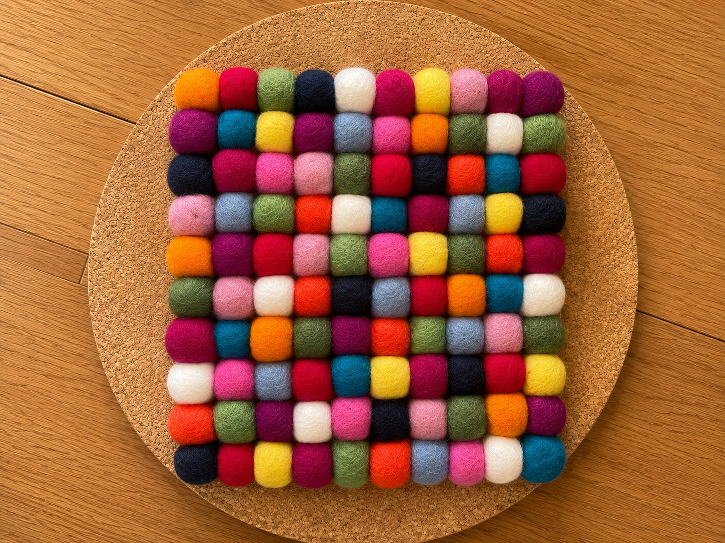 Wool Felt Coasters & Trivets~Handmade in Nepal