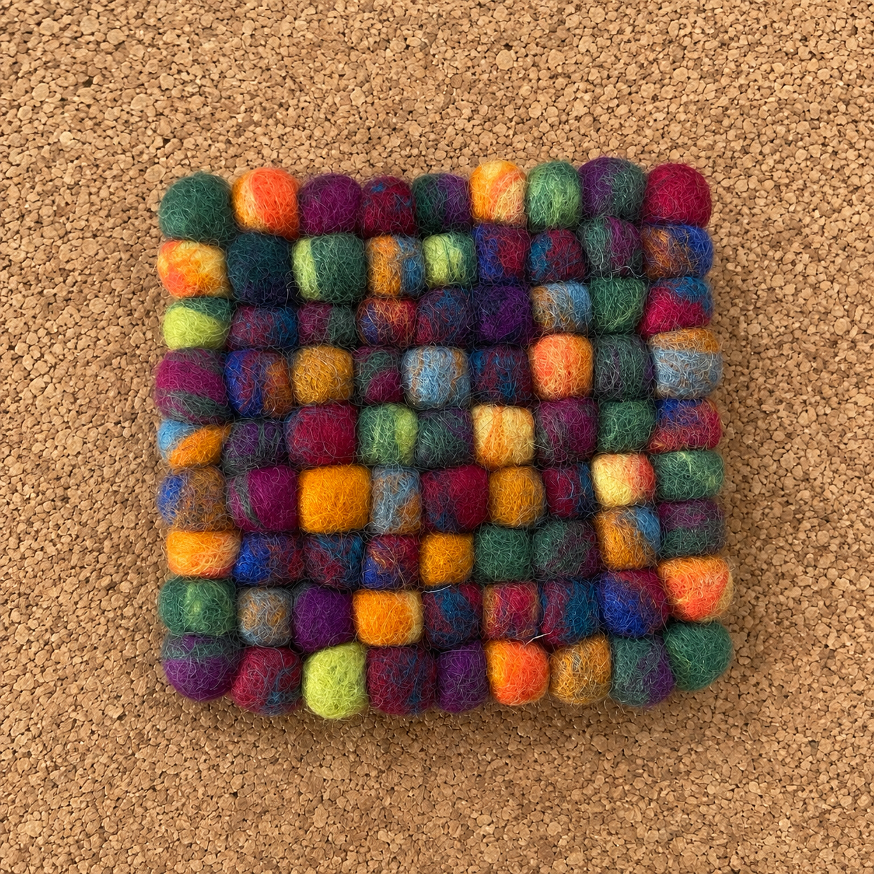 Wool Felt Coasters & Trivets~Handmade in Nepal