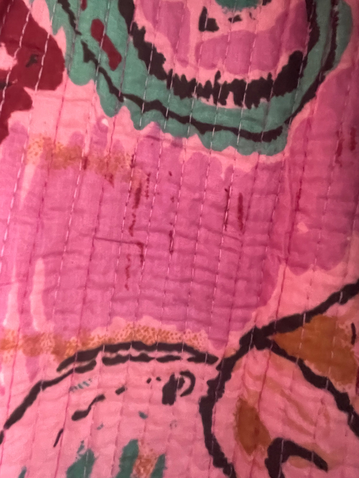 Handmade Kantha Reversible Jacket – Autumn/Winter Colours