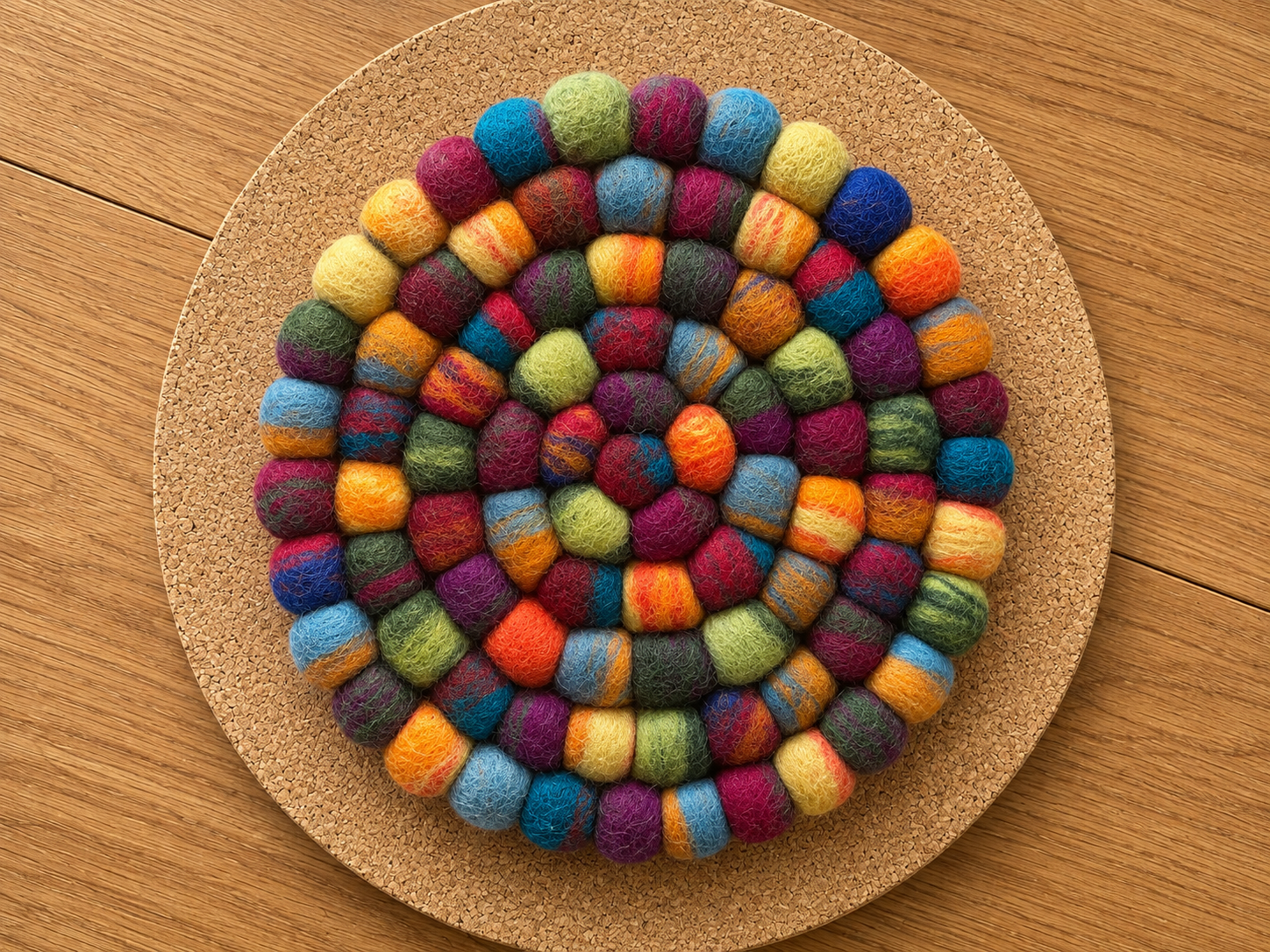 Wool Felt Coasters & Trivets~Handmade in Nepal