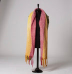 L&W Chunky Knit Winter Scarf~ Mixed Colours