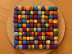 Wool Felt Coasters & Trivets~Handmade in Nepal