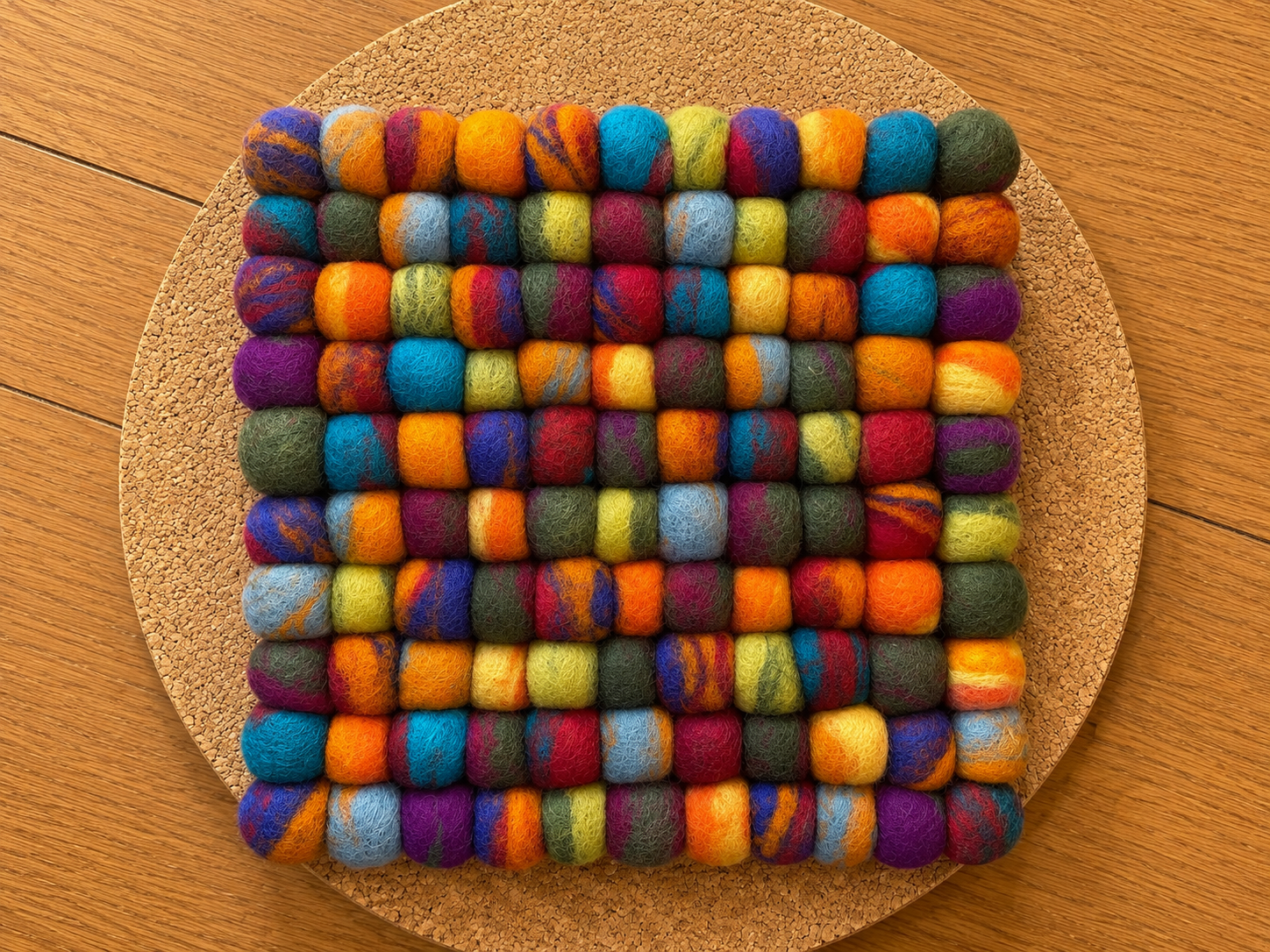 Wool Felt Coasters & Trivets~Handmade in Nepal
