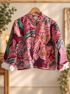 Handmade Kantha Reversible Jacket – Autumn/Winter Colours
