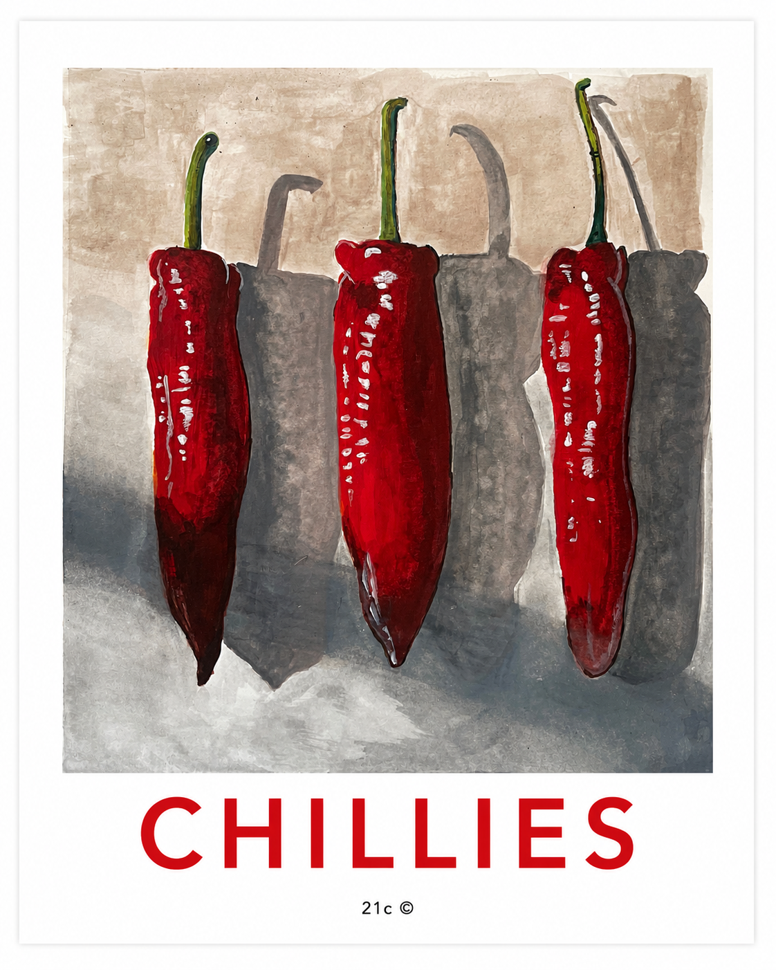 Original Chillies Poster