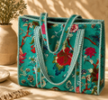 Quilted Cotton Tote Bag, Curated by Lion & Willow