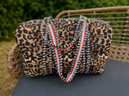 Quilted Block Print Duffle ‘Weekender’ Bags