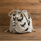 Linen Drawstring Bucket Bag- Lightweight and Versatile-Tote