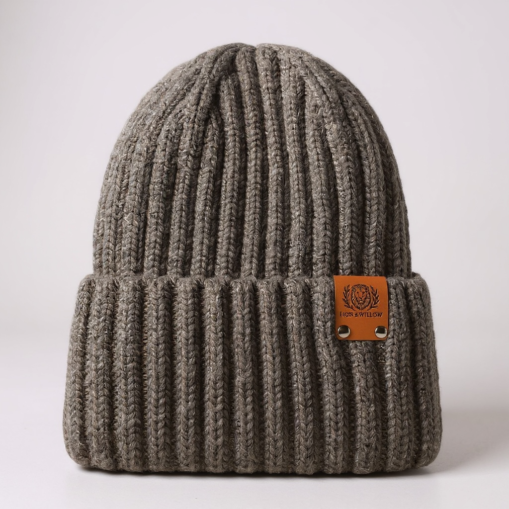 Soft Cashmere Blend Knit Beanie with Satin Lining