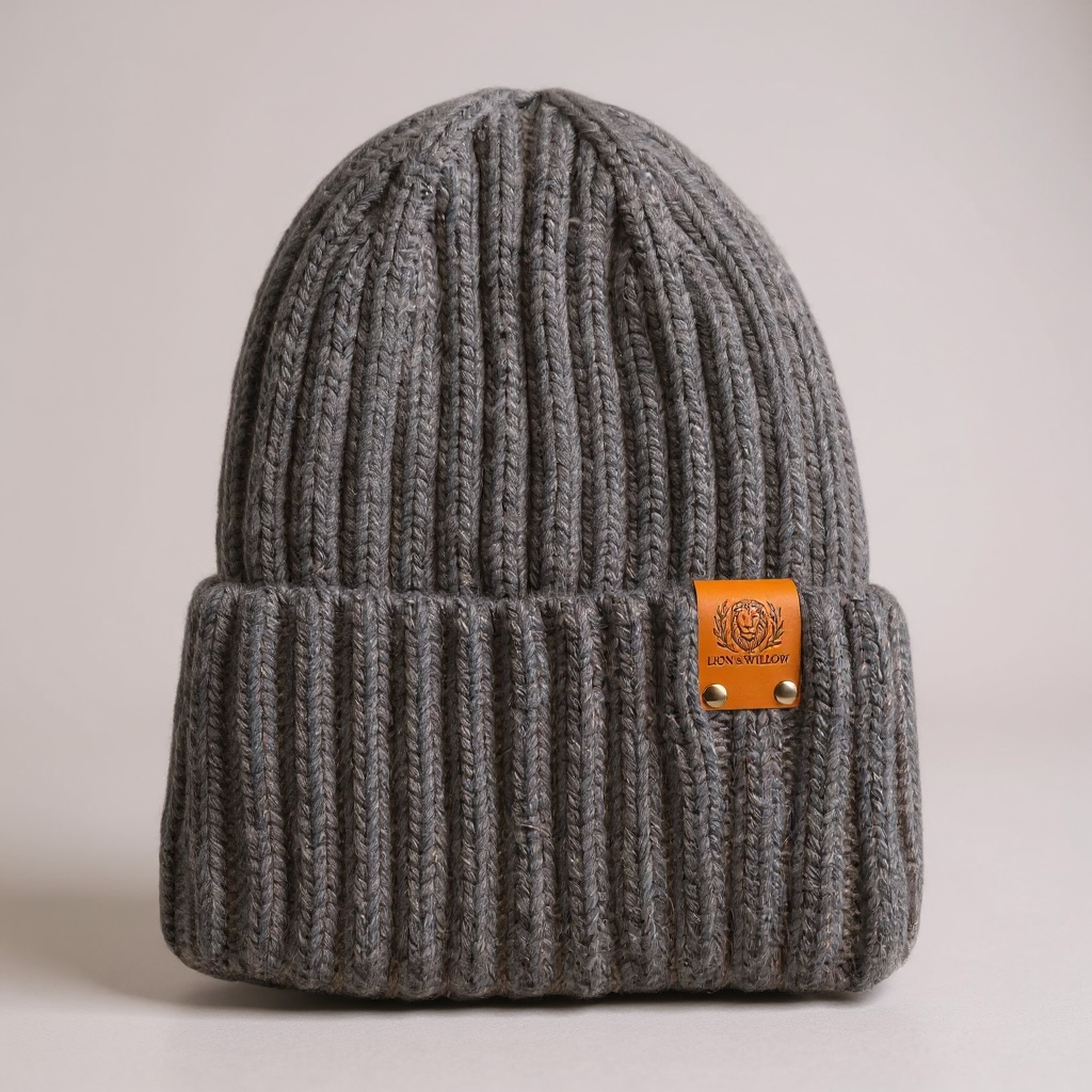 Soft Cashmere Blend Knit Beanie with Satin Lining