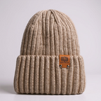 Soft Cashmere Blend Knit Beanie with Satin Lining