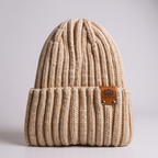 Soft Cashmere Blend Knit Beanie with Satin Lining