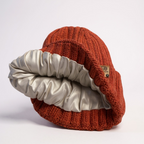 Soft Cashmere Blend Knit Beanie with Satin Lining