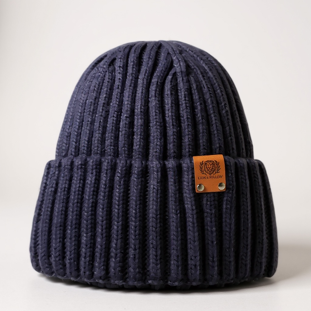 Soft Cashmere Blend Knit Beanie with Satin Lining