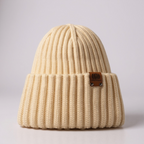Soft Cashmere Blend Knit Beanie with Satin Lining